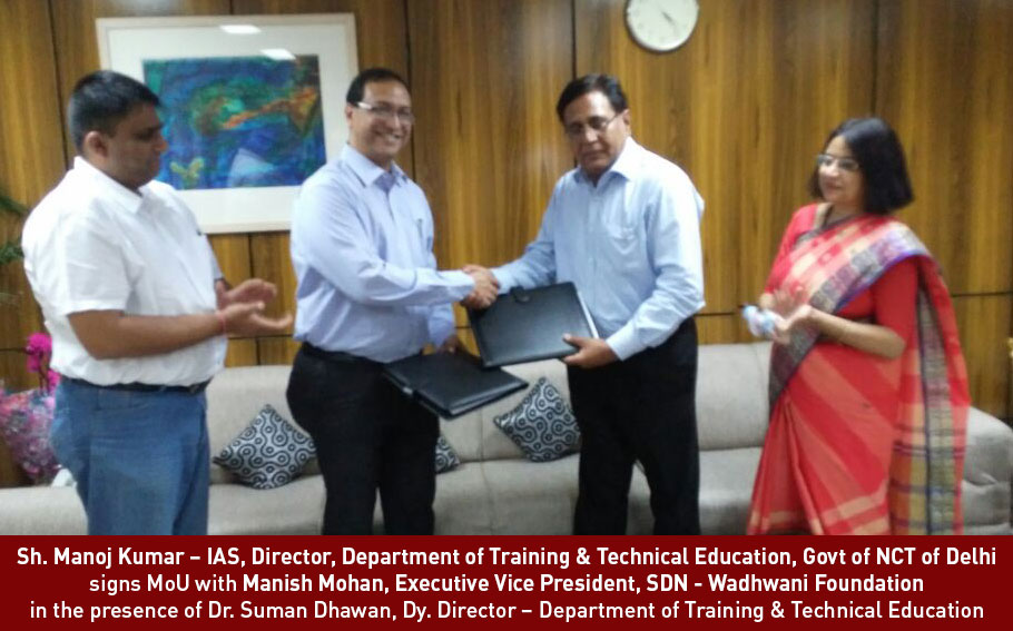 WF-SDN signs MoU with DTTE, Delhi